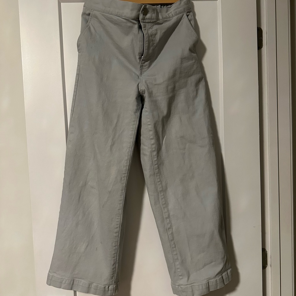 Oak+Fort elastic waist, wide leg jeans